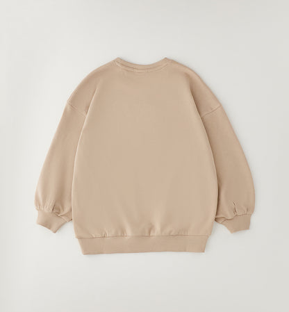 iDO Mädchen Sweatshirt Beige – Rückansicht