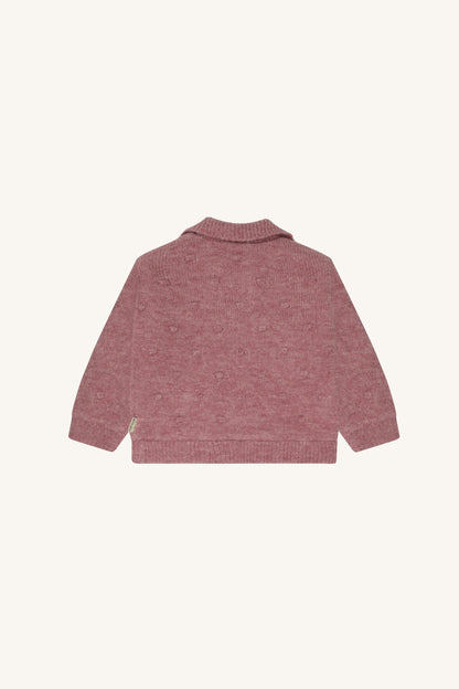 Hust & Claire Maedchen Strickjacke HCEmi Knit Jacket - Heather - Extra 1 (2)