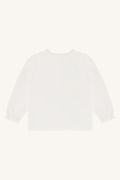 Hust & Claire Maedchen Shirt HCAlma Swirl - Ivory - Extra 1 (2)
