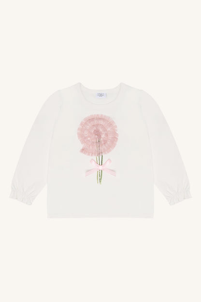 Hust & Claire Maedchen Shirt HCAlma Swirl - Ivory - Main