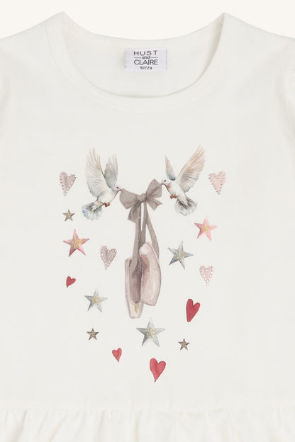 Hust & Claire Maedchen Shirt HCAlma Dove - Ivory - Extra 2 (3)