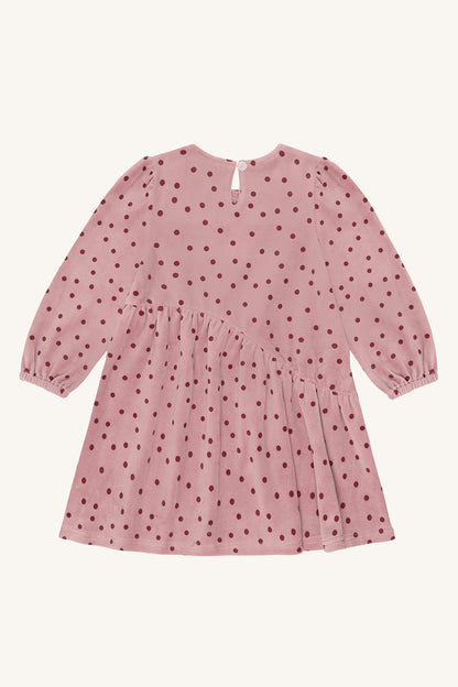 Hust & Claire Maedchen Kleid HC Donna Dot - Heather - Extra 1 (2)
