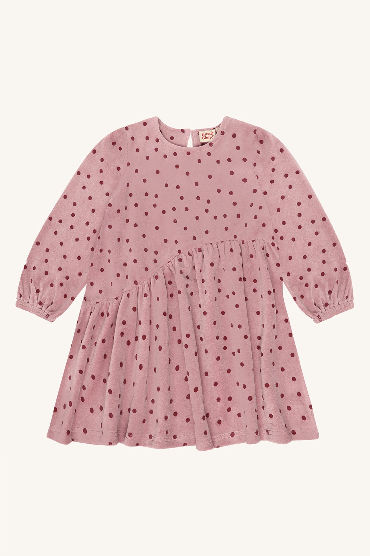 Hust & Claire Maedchen Kleid HC Donna Dot - Heather - Main