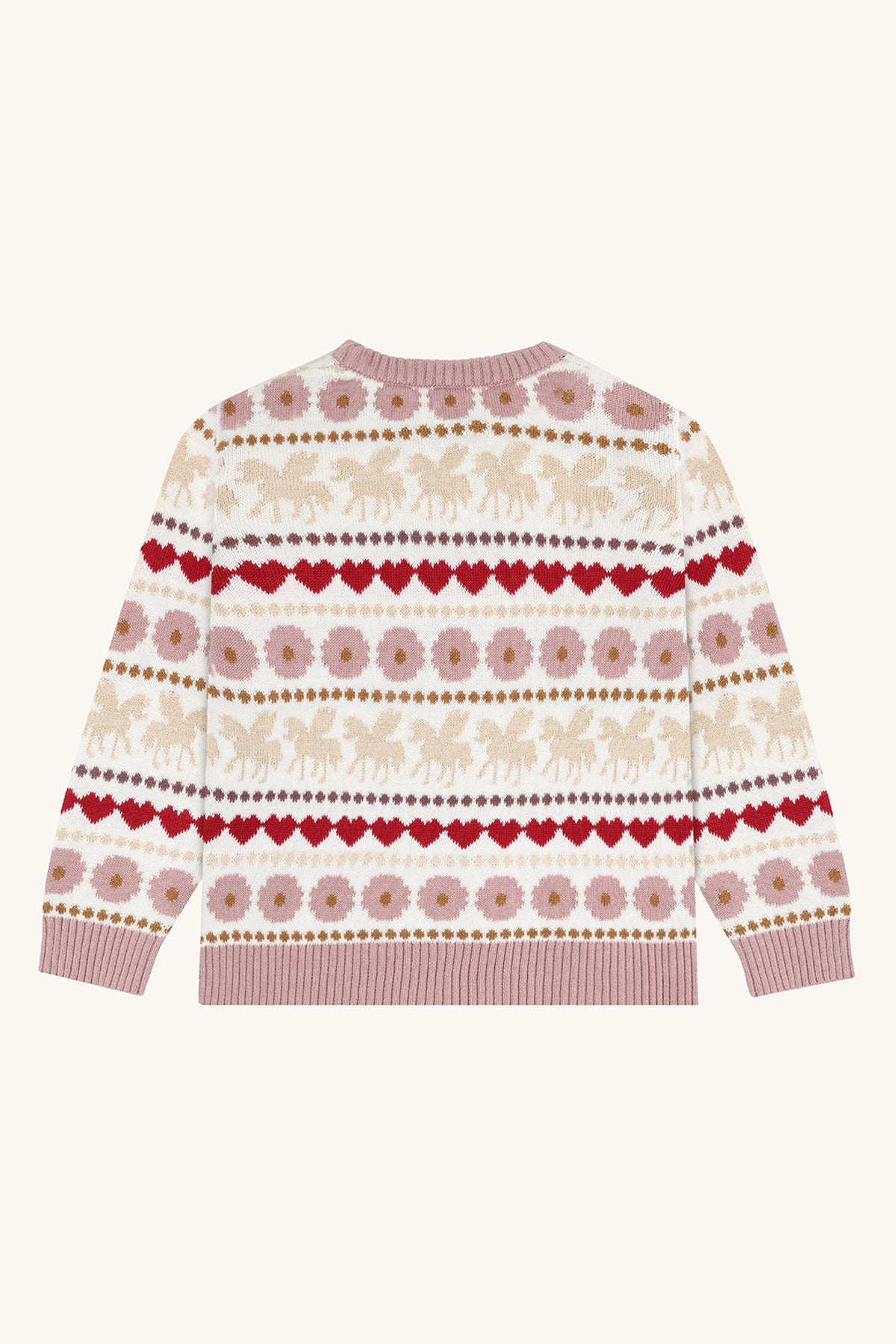 Hust & Claire Maedchen Pullover HCPippa Unicorn - Ivory - Extra 1 (2)