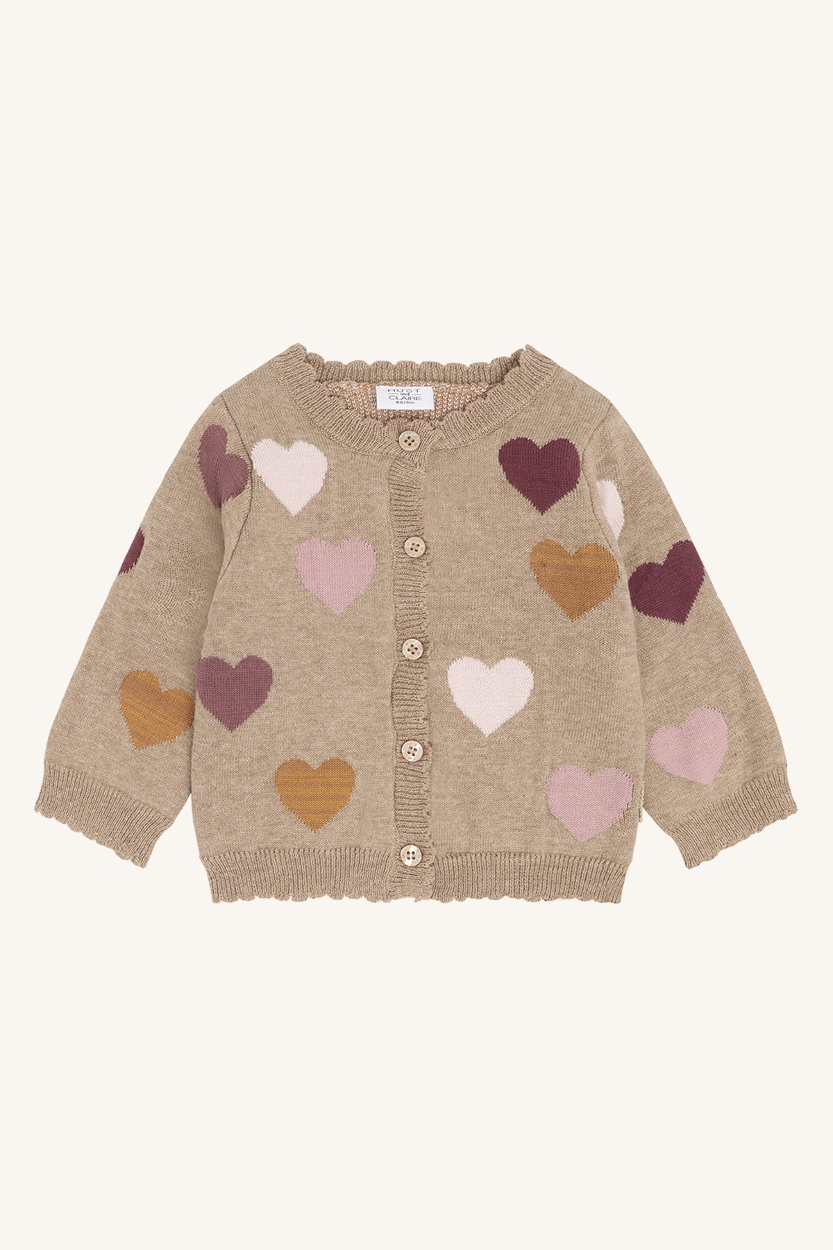 Hust & Claire Maedchen Cardigan HCCilja lovely - Biscuit - Main