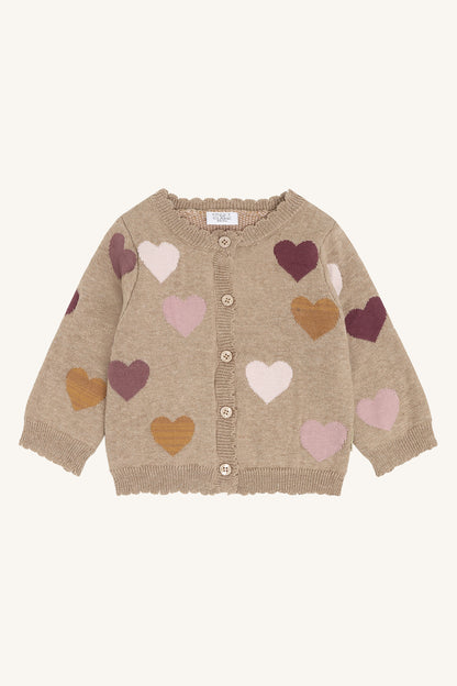 Hust & Claire Maedchen Cardigan HCCilja lovely - Biscuit - Main