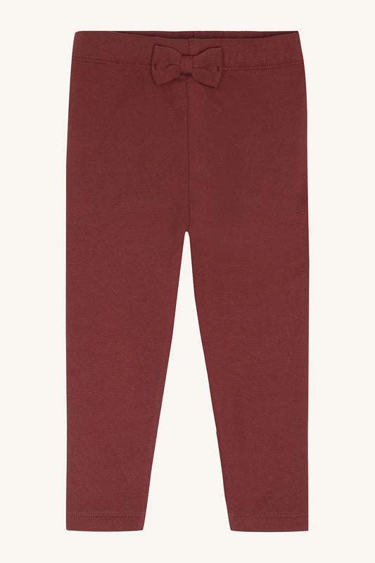 Hust & Claire Maedchen Leggings HCLisa brushed - Maroon - Main