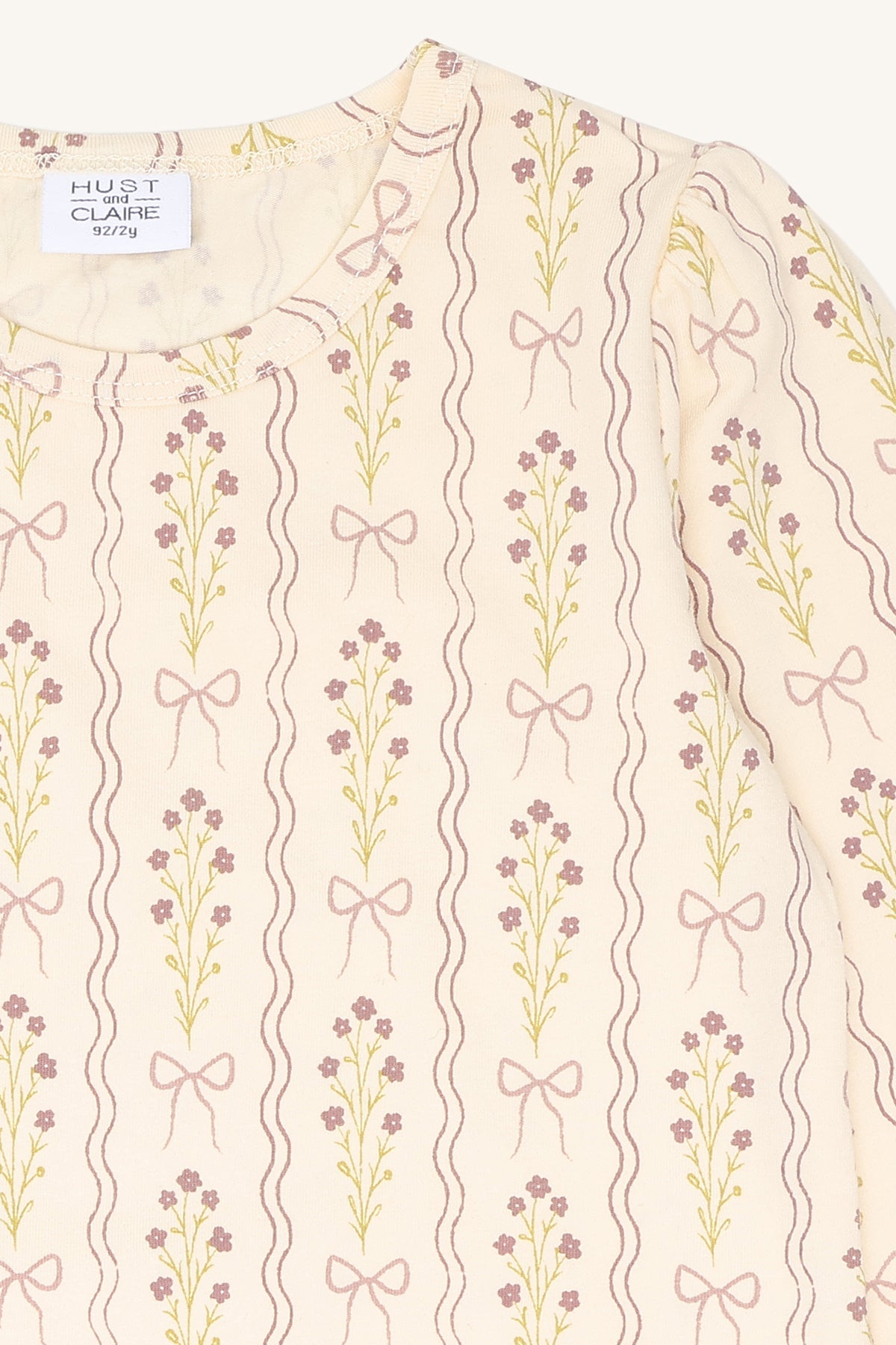 Hust & Claire Maedchen Shirt HCAlma Boquet - Vanilla - Extra 2 (3)