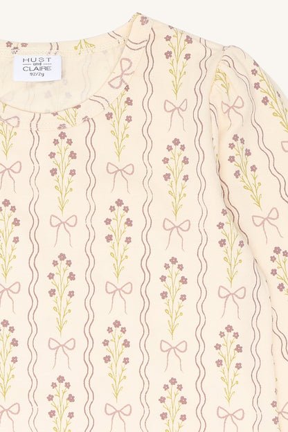 Hust & Claire Maedchen Shirt HCAlma Boquet - Vanilla - Extra 2 (3)