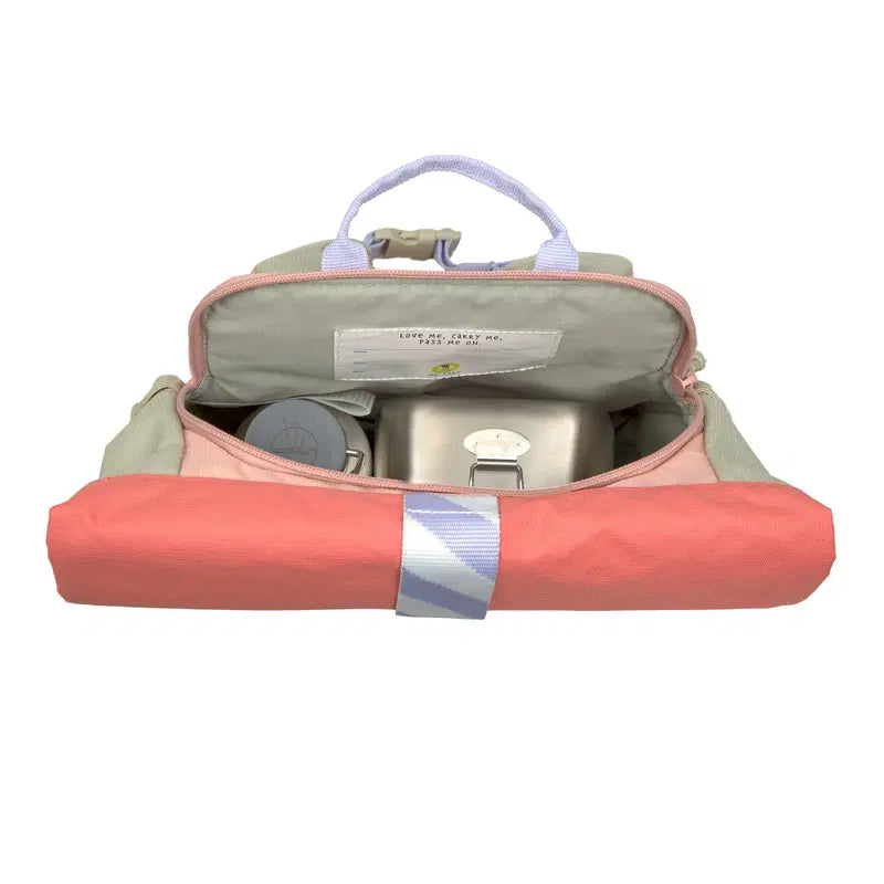 LÄSSIG Mini Rolltop Kindergartenrucksack Rose Pink 9–11 L