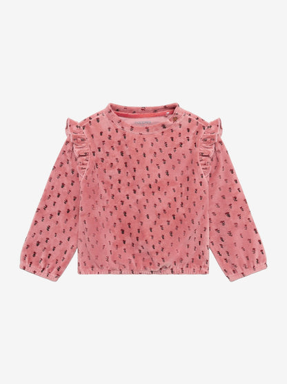 Noppies Baby Sweatshirt mit Muster Ash Rose – 6130051