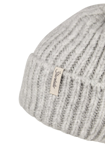 Sterntaler Kinder Strickmütze Soft Touch Silber meliert
