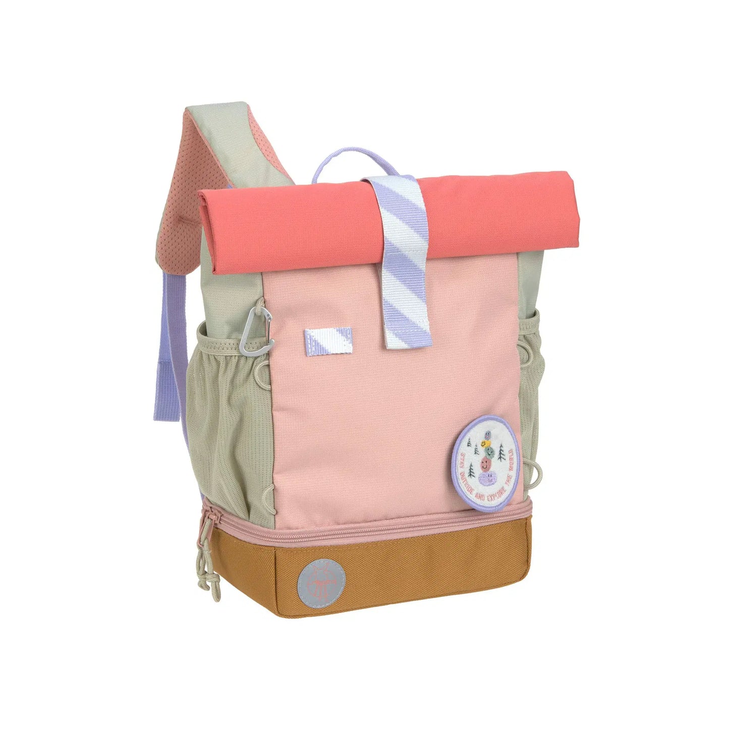 LÄSSIG Mini Rolltop Kindergartenrucksack Rose Pink 9–11 L