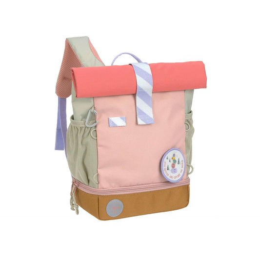 LÄSSIG Mini Rolltop Kindergartenrucksack Rose Pink 9–11 L
