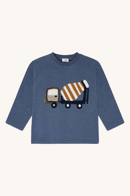Hust & Claire Jungen Shirt HCSejer Mixer Truck - Vintage Indigo - Main