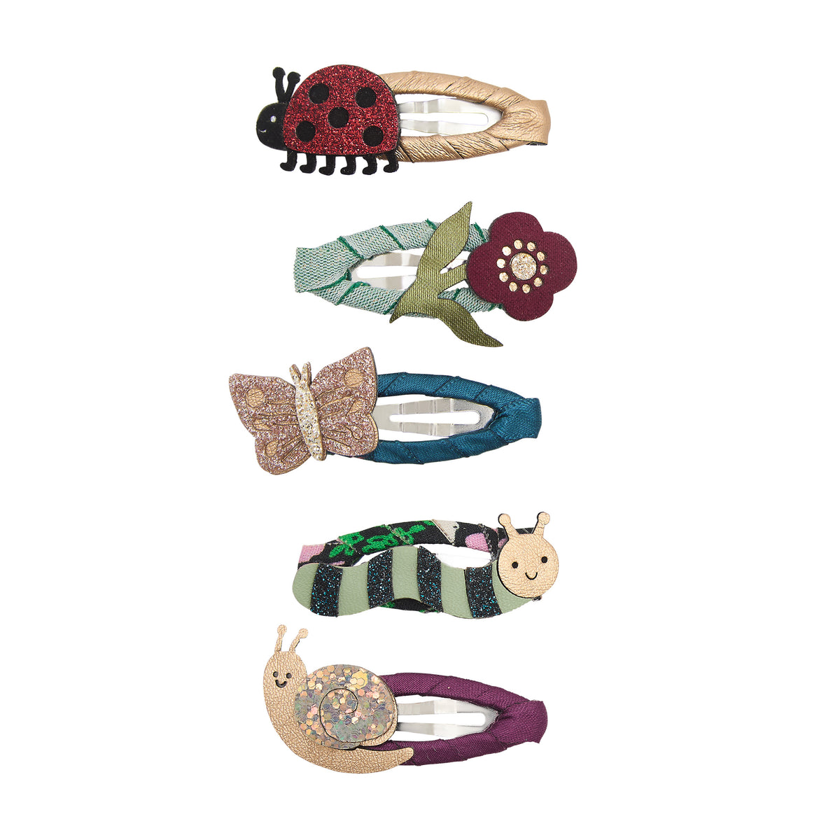 Mimi & Lula Wintertiere Mini-Haarspangen – 5er-Set
