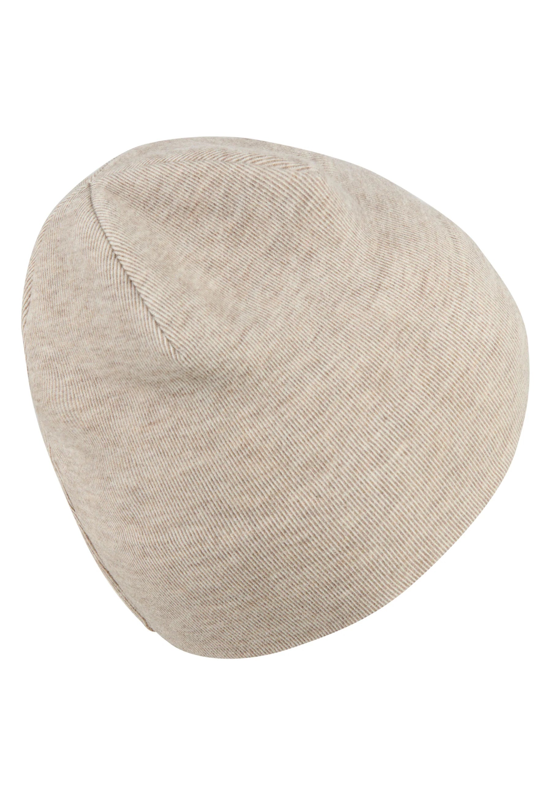 Sterntaler Kinder Beanie Melange Braun meliert