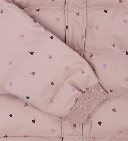 En Fant Mädchen Steppjacke mit Allover-Print – Adobe Rose