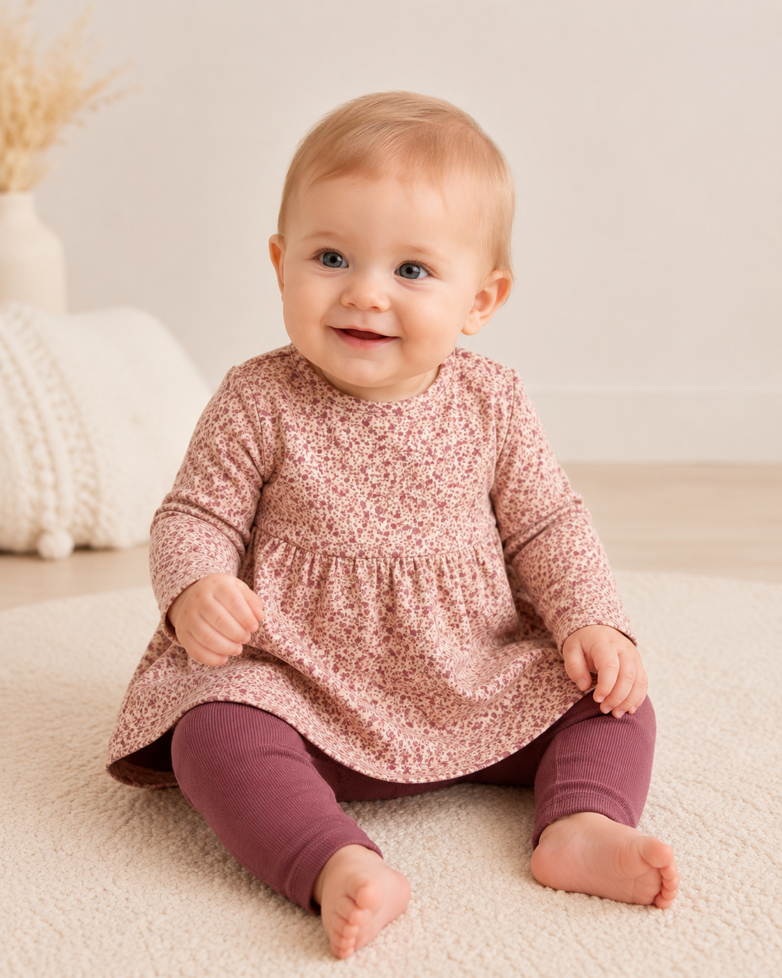 Wheat Baby Leggings – Beere gerippt