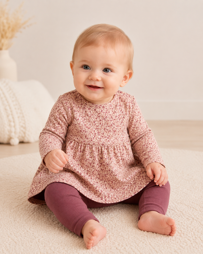 Wheat Baby Leggings – Beere gerippt