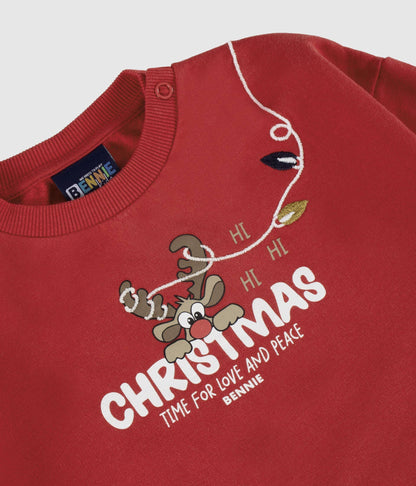 Weihnachtssweatshirt - Leuchtet im Dunkeln