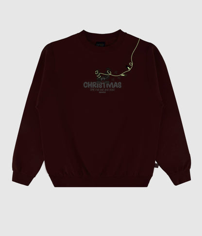 Weihnachtssweatshirt - Leuchtet im Dunkeln