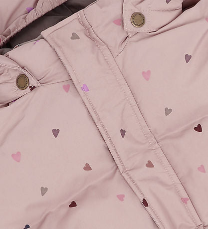 En Fant Mädchen Steppjacke mit Allover-Print – Adobe Rose