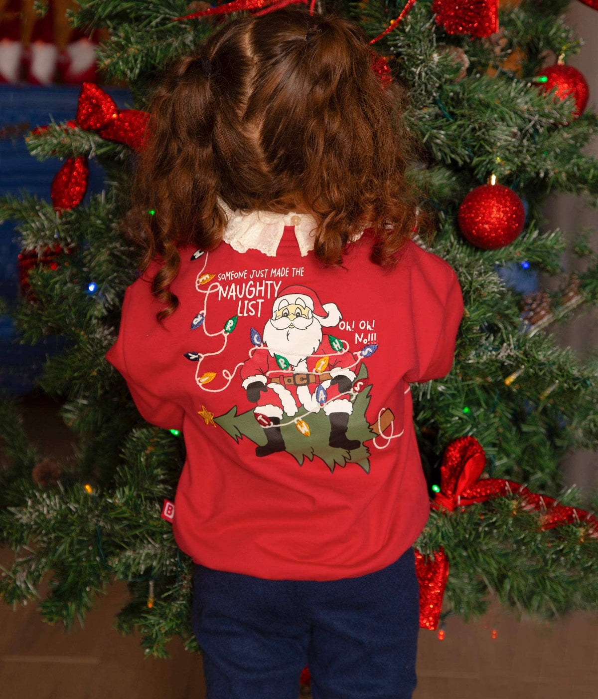 Weihnachtssweatshirt - Leuchtet im Dunkeln