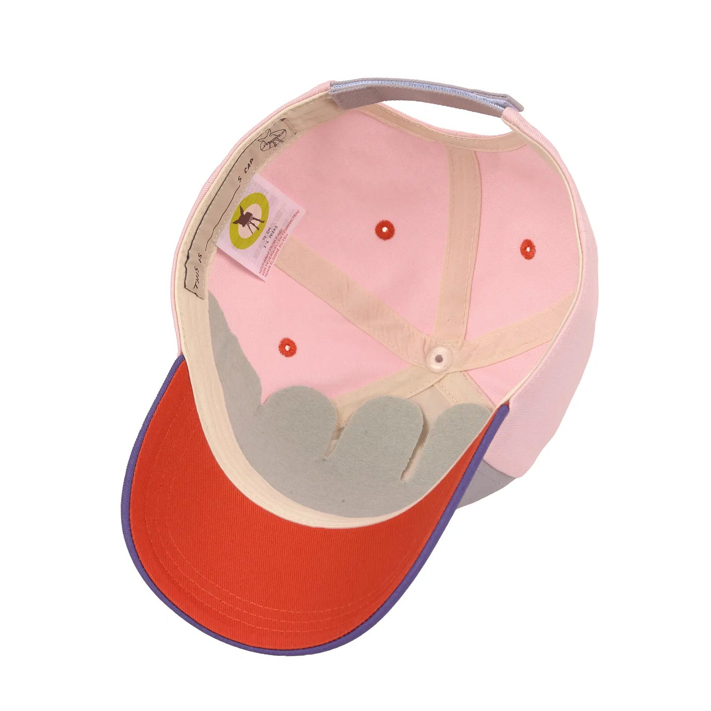 LÄSSIG Kinder Cap Rosa mit Katzenmotiv