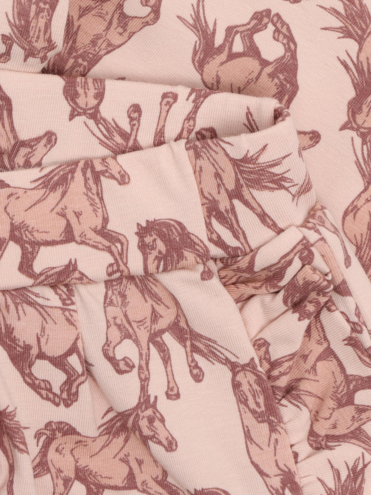 Minymo Mädchen Hose mit Allover-Print und Rüschen – Cameo Rose