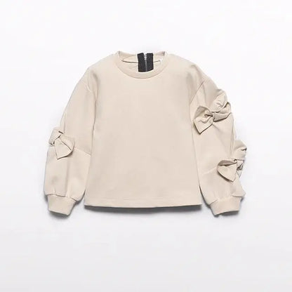 Abel & Lula Sweatshirt mit Schleifen-Details - Sweatshirt - Abel & Lula