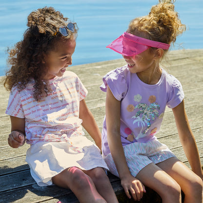 Minymo T-Shirt mit Palmen Motiv