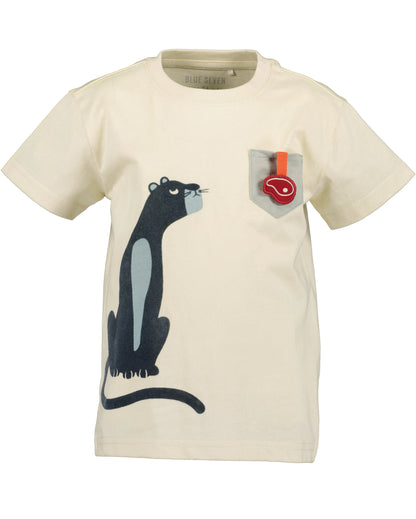 Blue Seven T-Shirt Junge Beige Mokkini