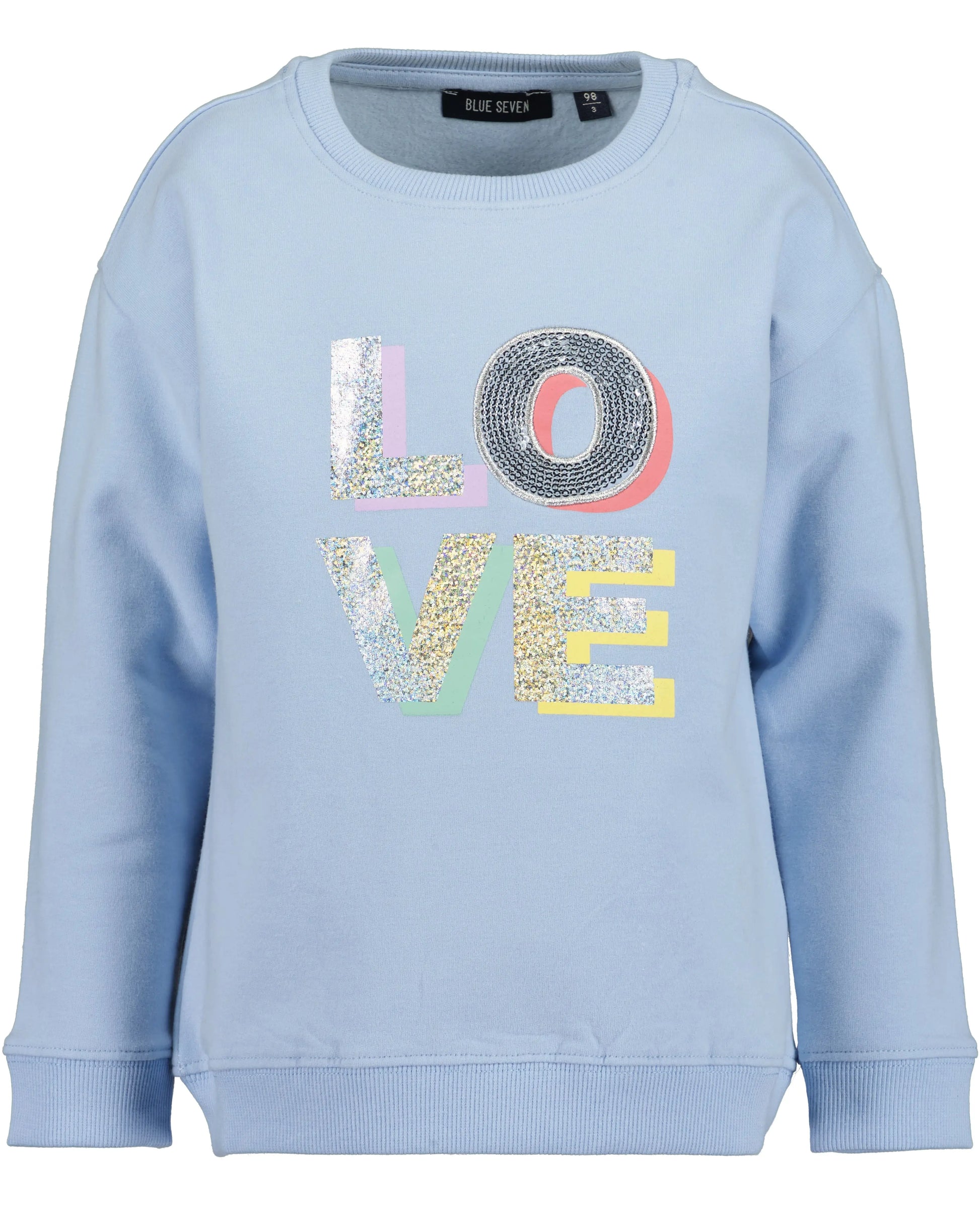 Blue Seven Sweatshirt mit Aufdruck  "LOVE" - Sweatshirt - Blue Seven