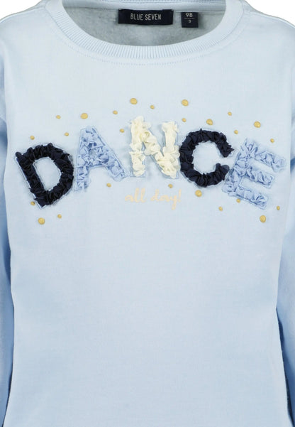 Blue Seven Sweatshirt mit Schriftzug "Dance all Day" - Sweatshirt - Blue Seven