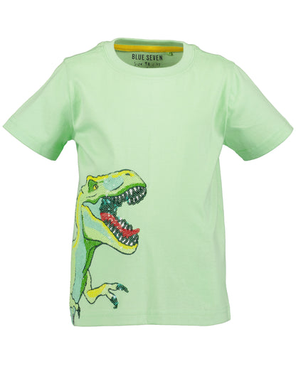 Blue Seven T-Shirt – Dino-Print mit Pailletten