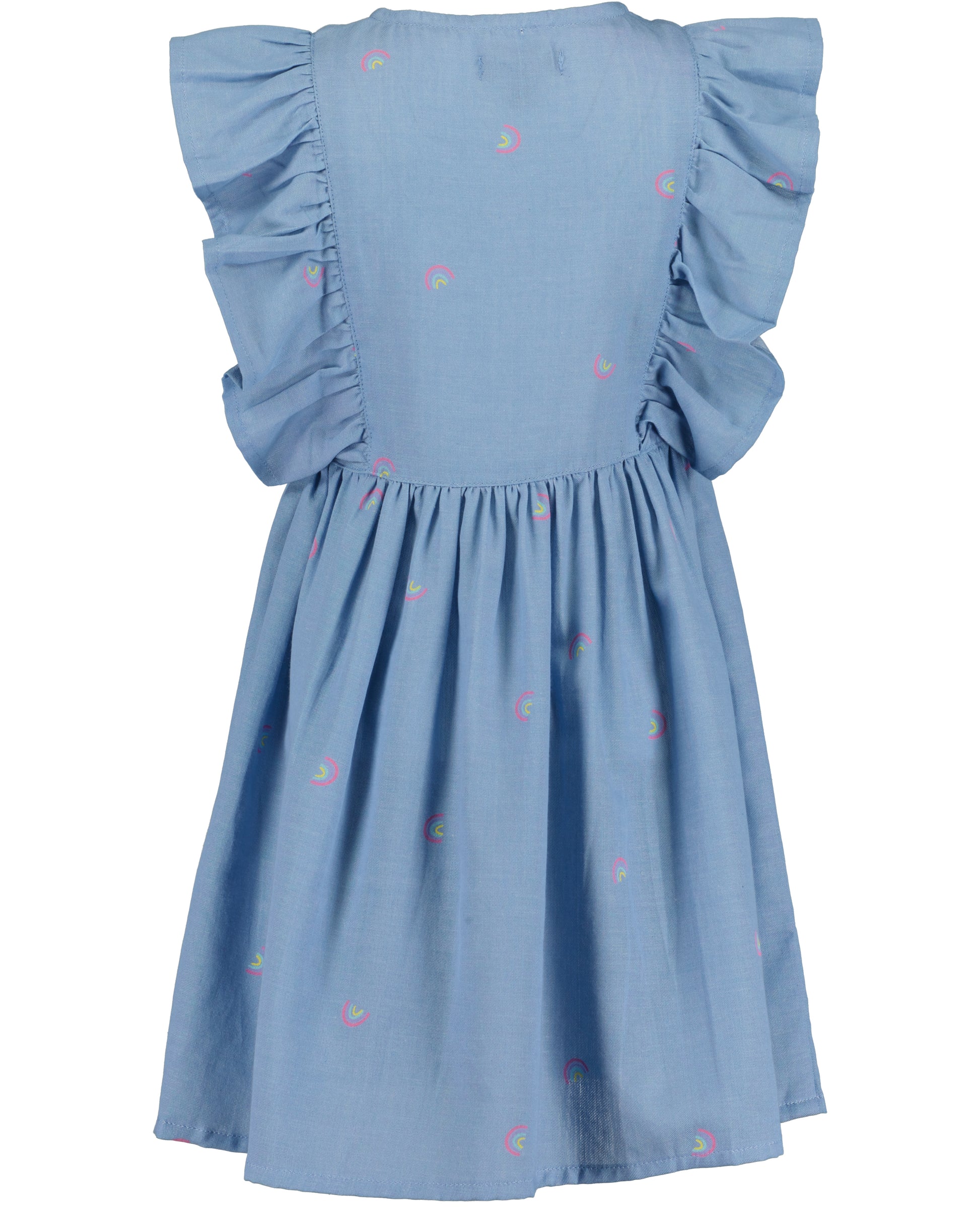 Blue Seven Kleid Mädchen Mittelblau Mokkini