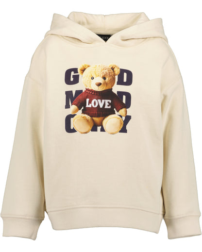 Blue Seven Mädchen Hoodie Offwhite Teddybär-Motiv