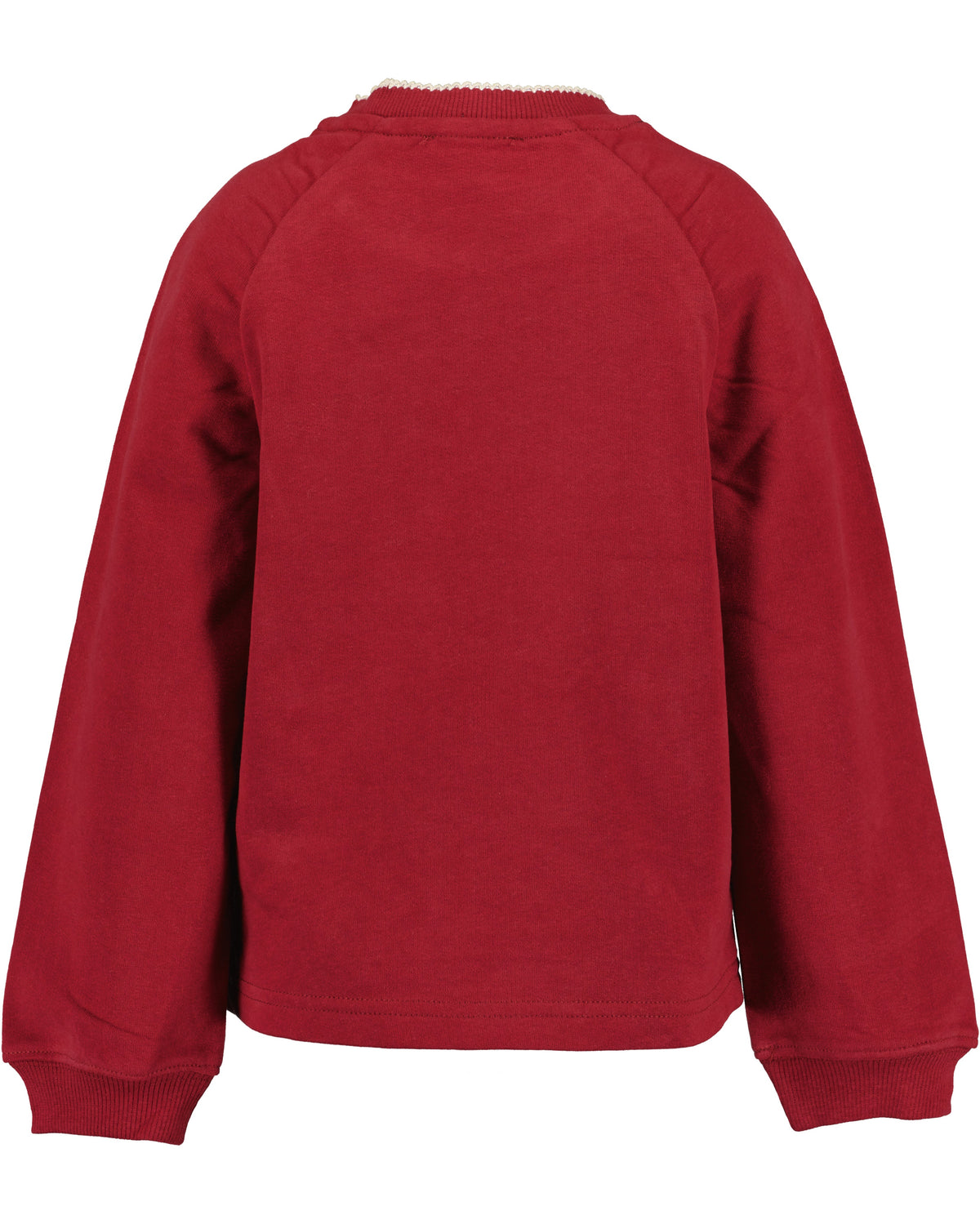 Blue Seven Mädchen Sweatshirt Bordeaux Teddybär-Motiv – weitere Ansicht 3