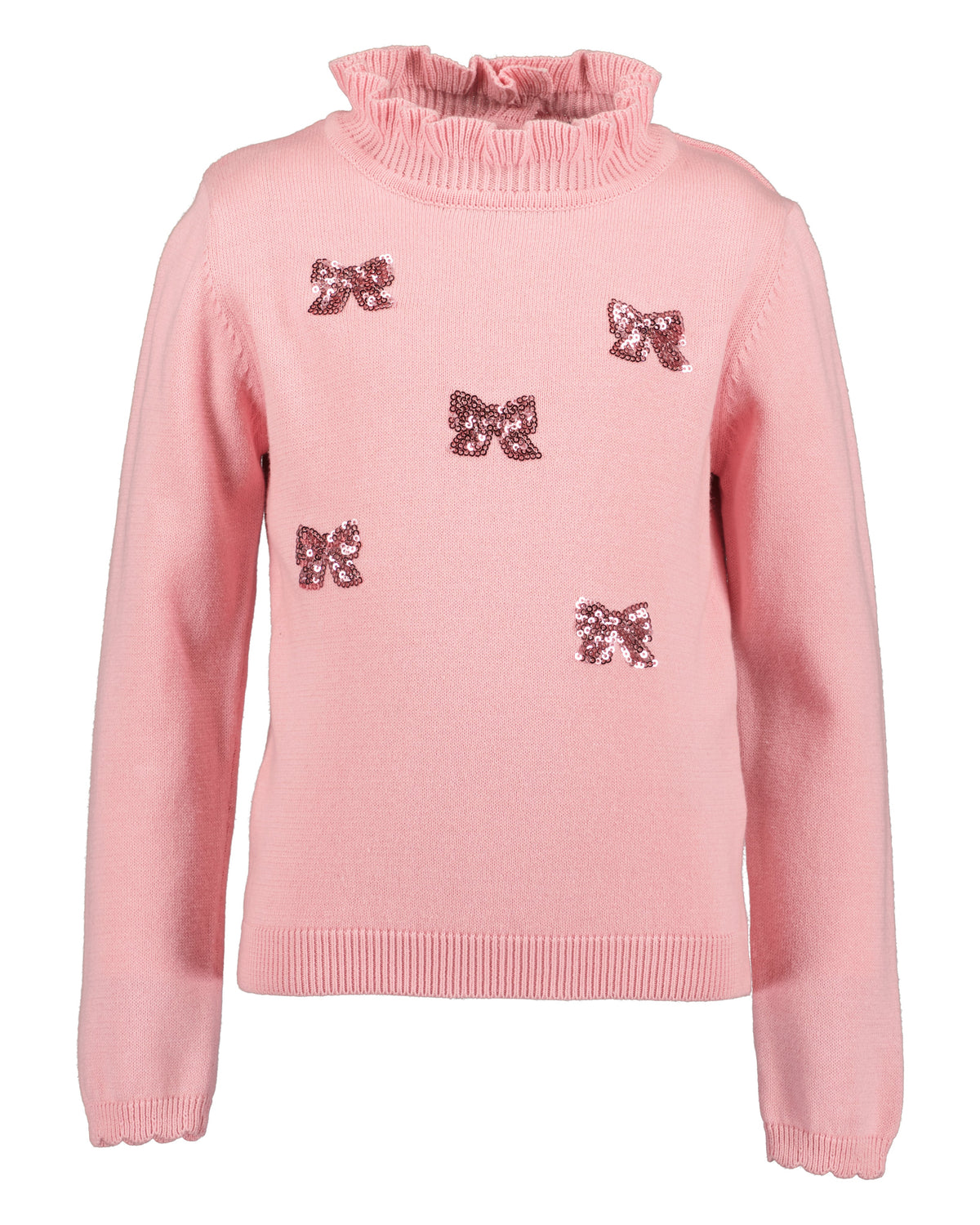 Blue Seven Mädchen Rollkragenpullover Azalee Schleifenmuster