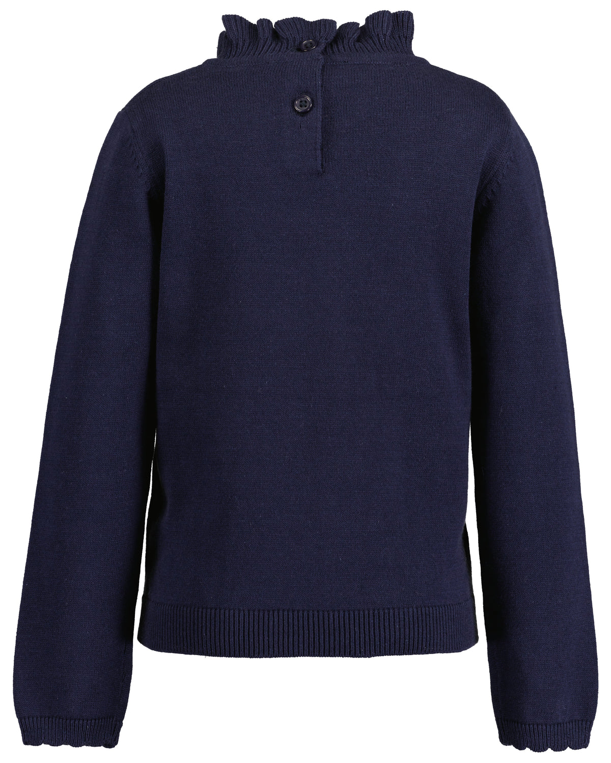 Blue Seven Mädchen Rollkragenpullover Nachtblau Schleifenmuster – weitere Ansicht 2
