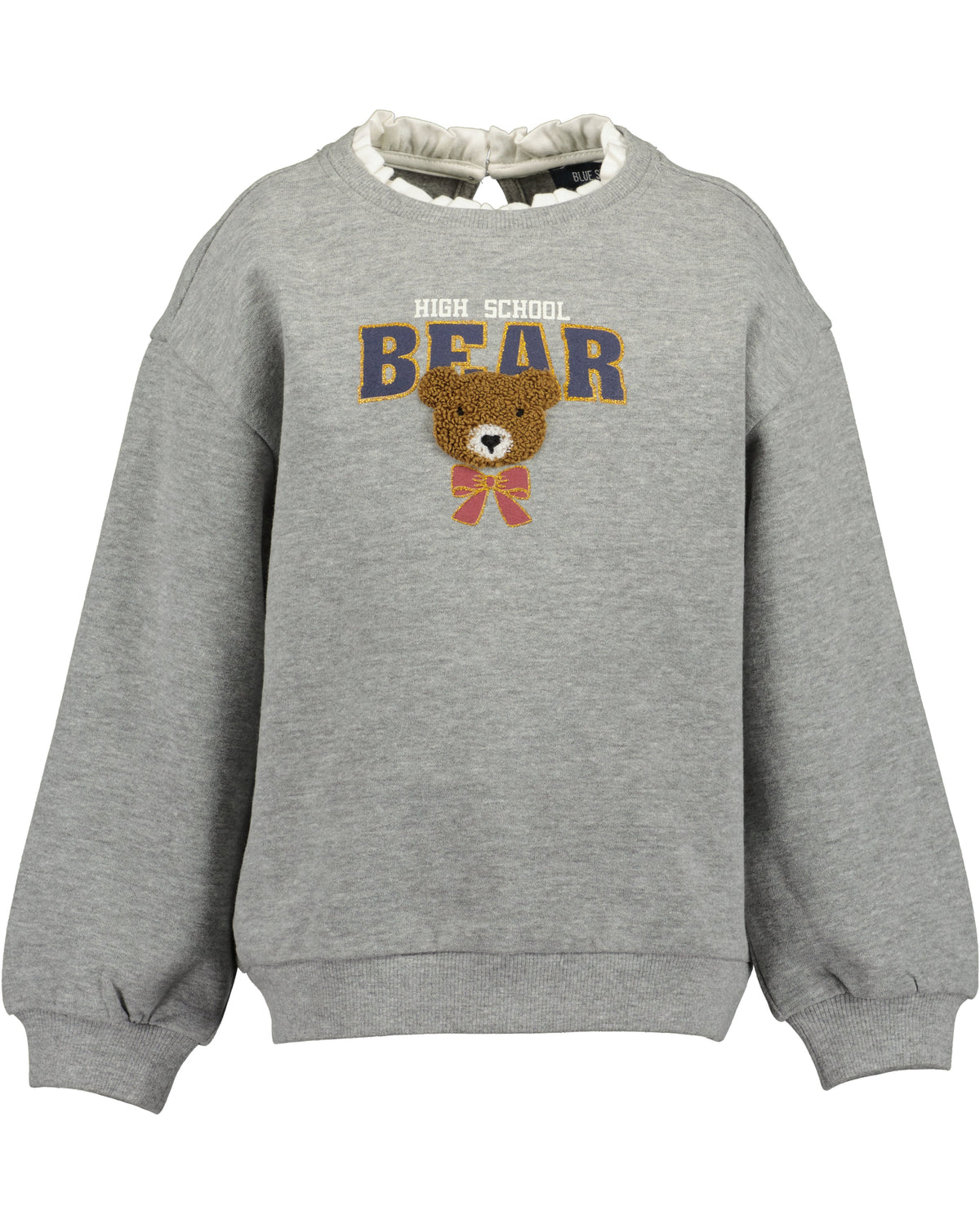 Blue Seven Mädchen Sweatshirt Rauch Teddybär-Motiv