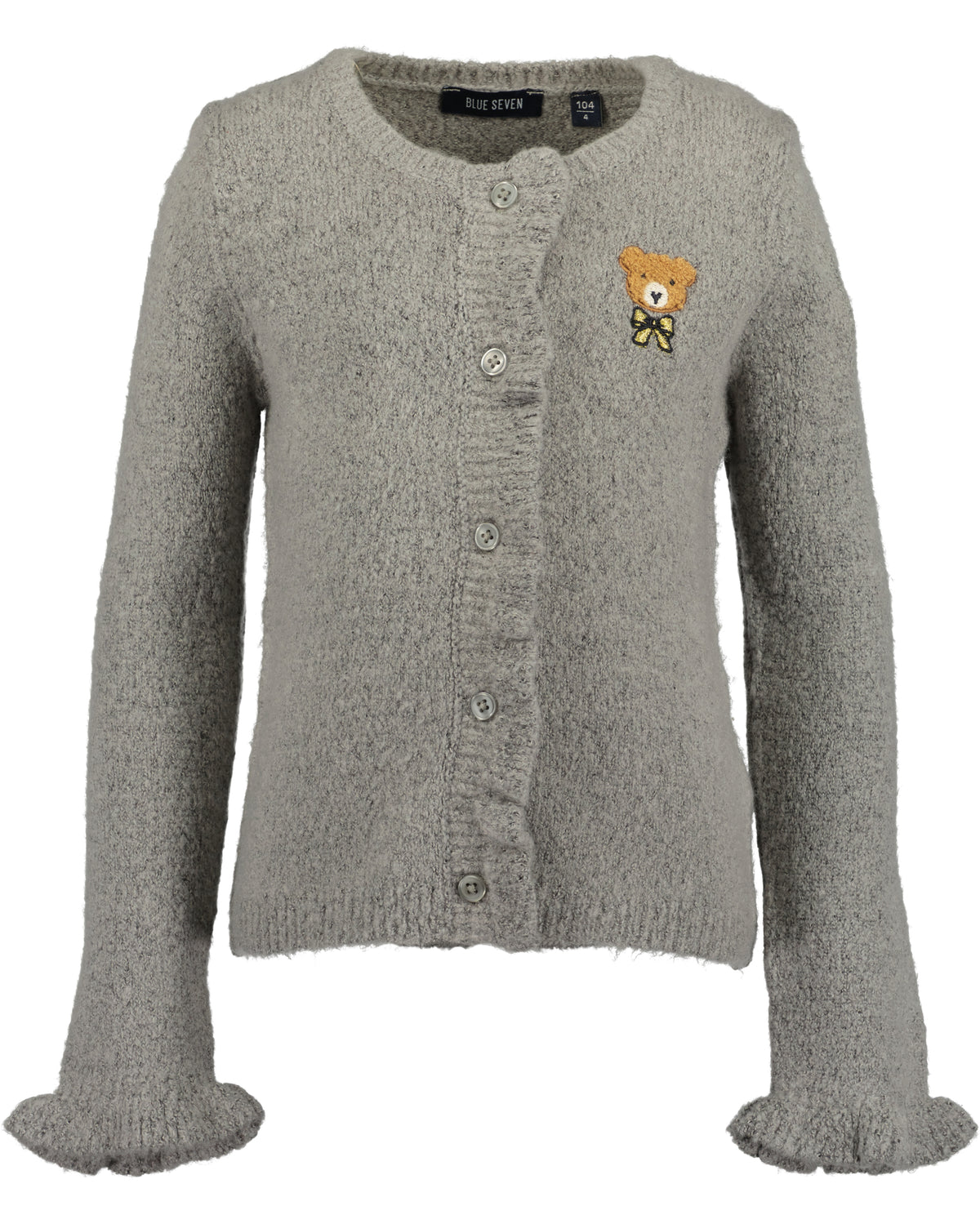 Blue Seven Mädchen Strickjacke Rauch Teddybär-Motiv