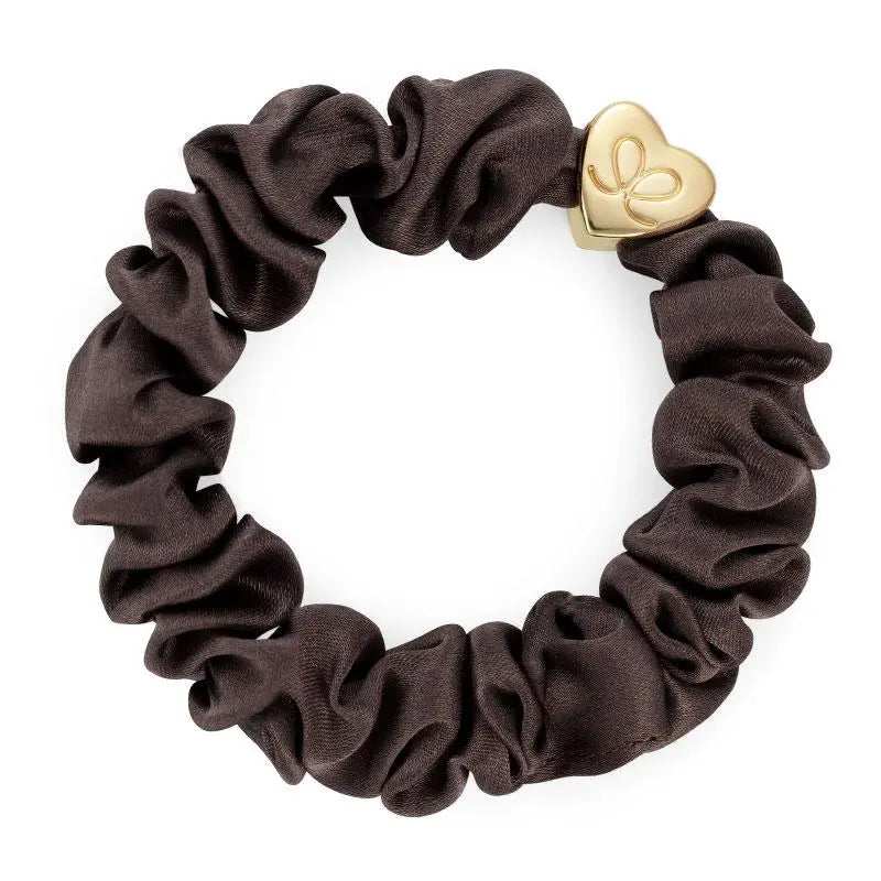 ByEloise Haarband Scrunchie dunkelbraun "Herz" -  - byEloise