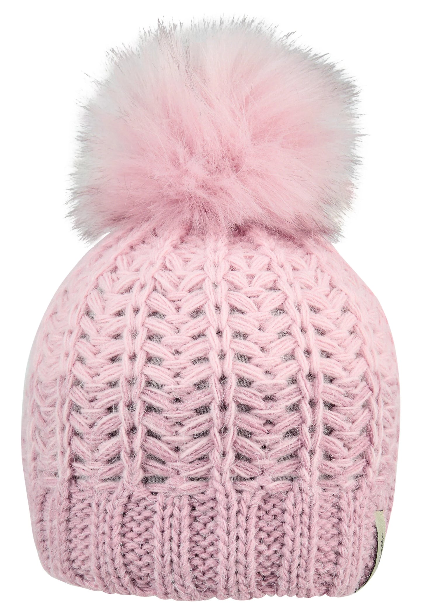 Sterntaler Kinder Strickmütze Farbverlauf Samtrosa