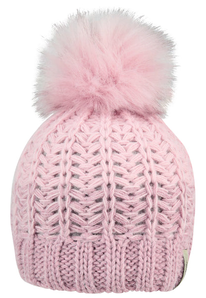 Sterntaler Kinder Strickmütze Farbverlauf Samtrosa
