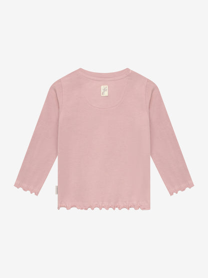 Noppies Mädchen Langarmshirt Adobe Rose mit Herzmotiv