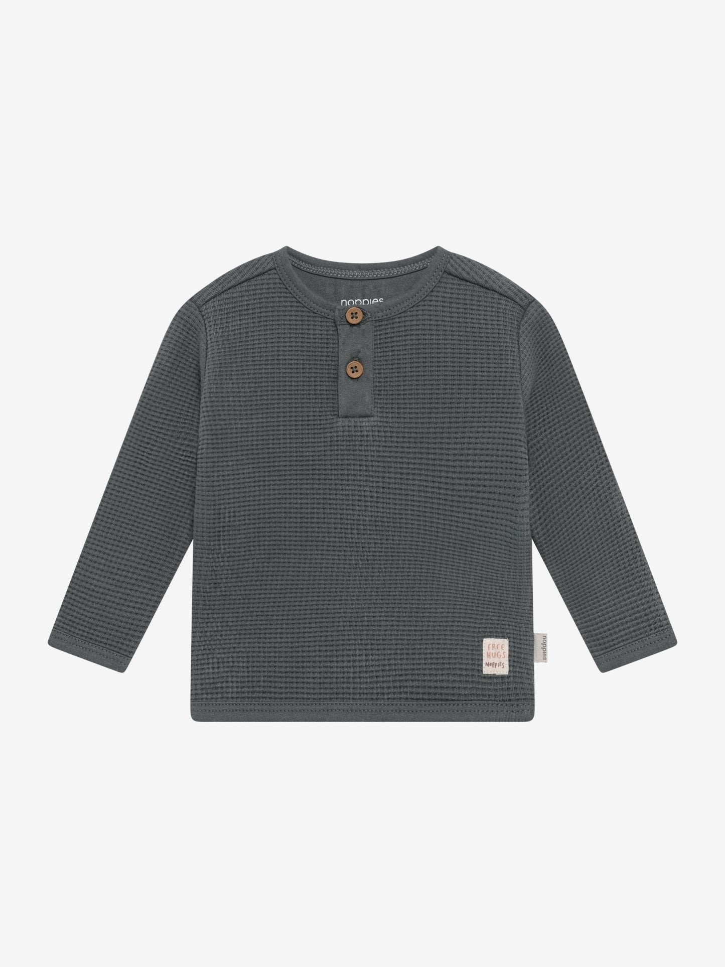 Noppies Jungen Henley-Langarmshirt Balsam Green