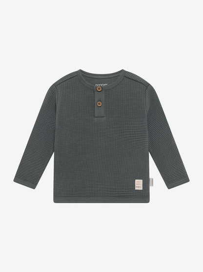Noppies Jungen Henley-Langarmshirt Balsam Green