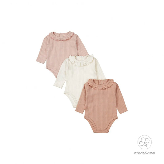 Dirkje Baby Body Pack mit Rüschenkragen - Body - Dirkje